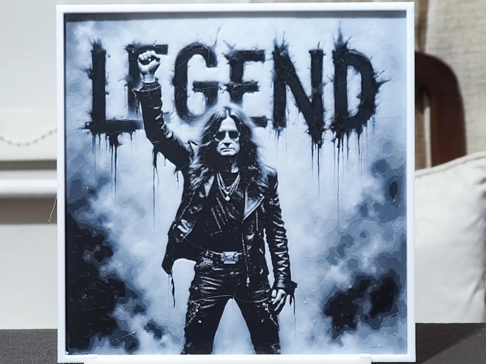 Ozzy Osbourne (1948-2025) - HueForge 2 Color