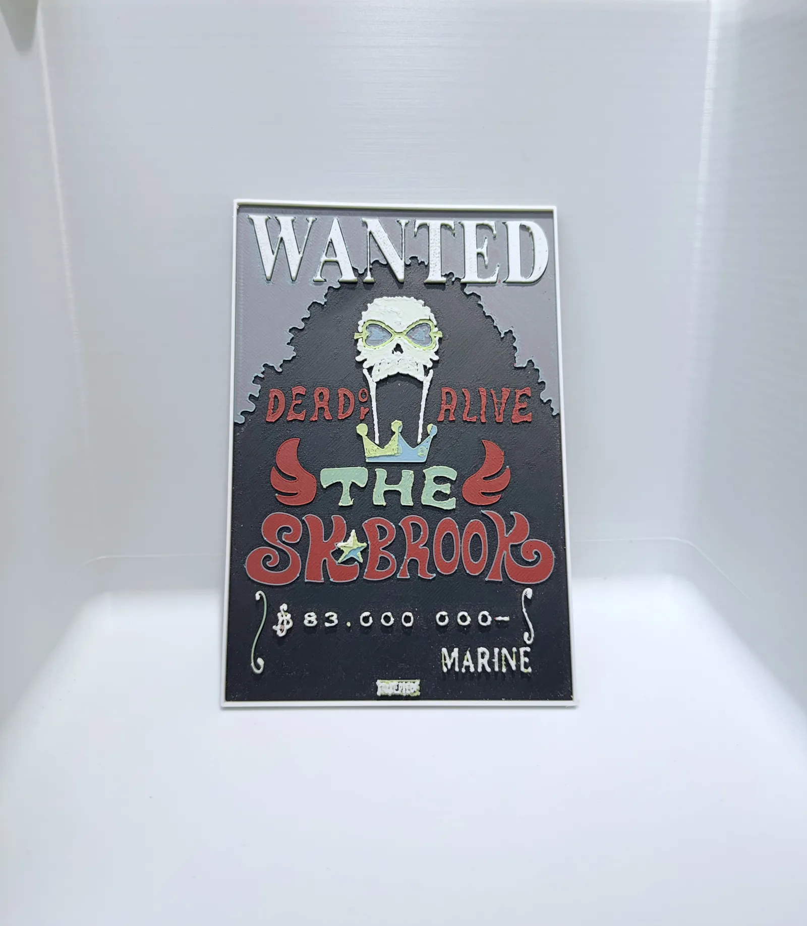 Brook Wanted Poster HueForge | No AMS 15x10cm