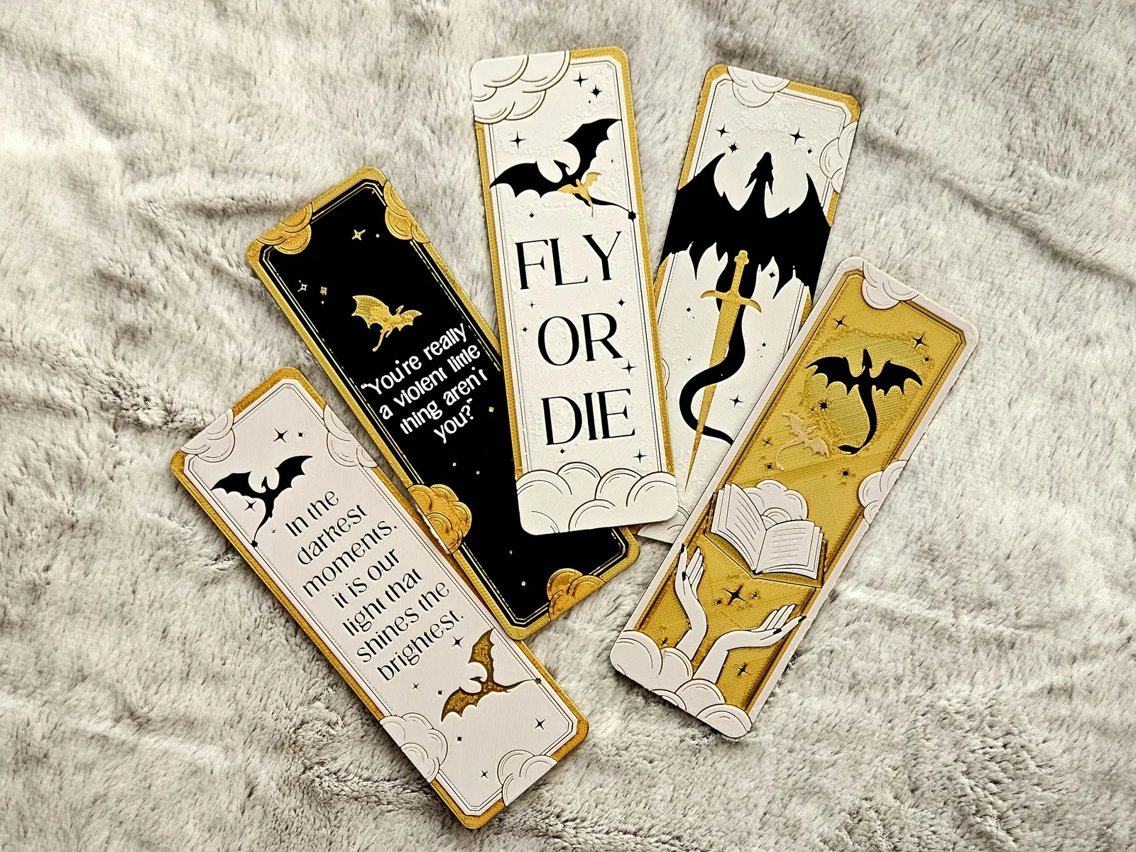 Fourth Wing - Bookmarks Set 1/2