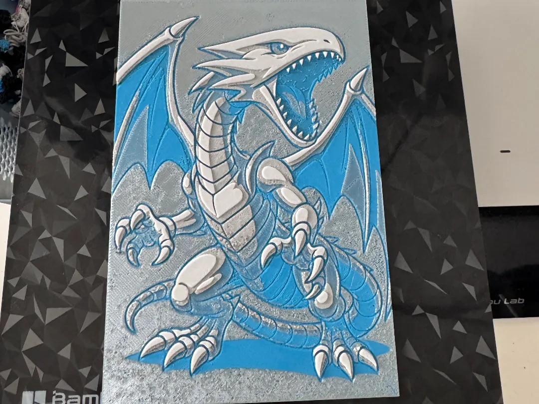 Blue Eyes White Dragon Hue Forge