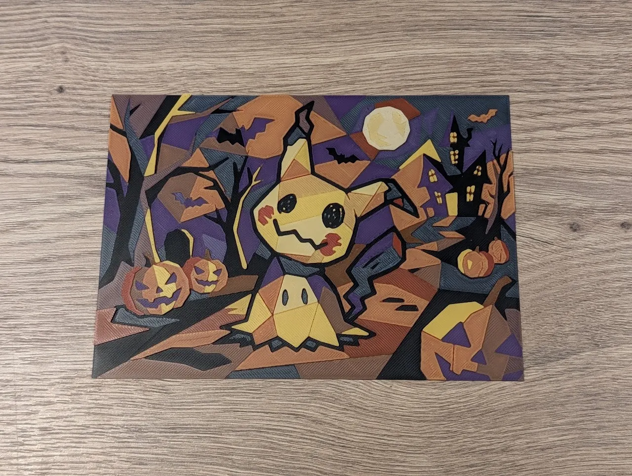 Mimikyu Halloween Hueforge & Display