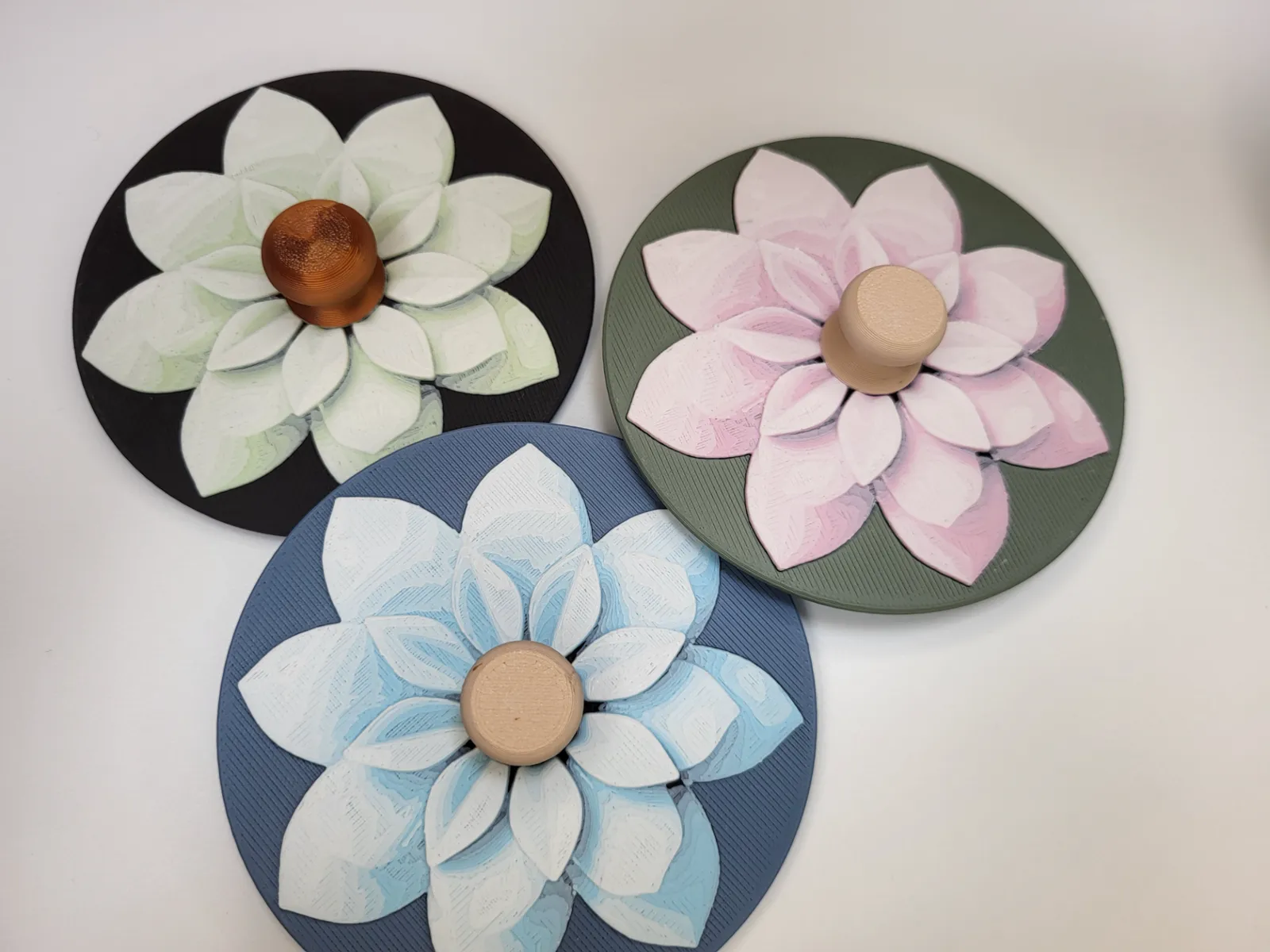 Lid for my Stackable Jewelry Box - Flower No 1