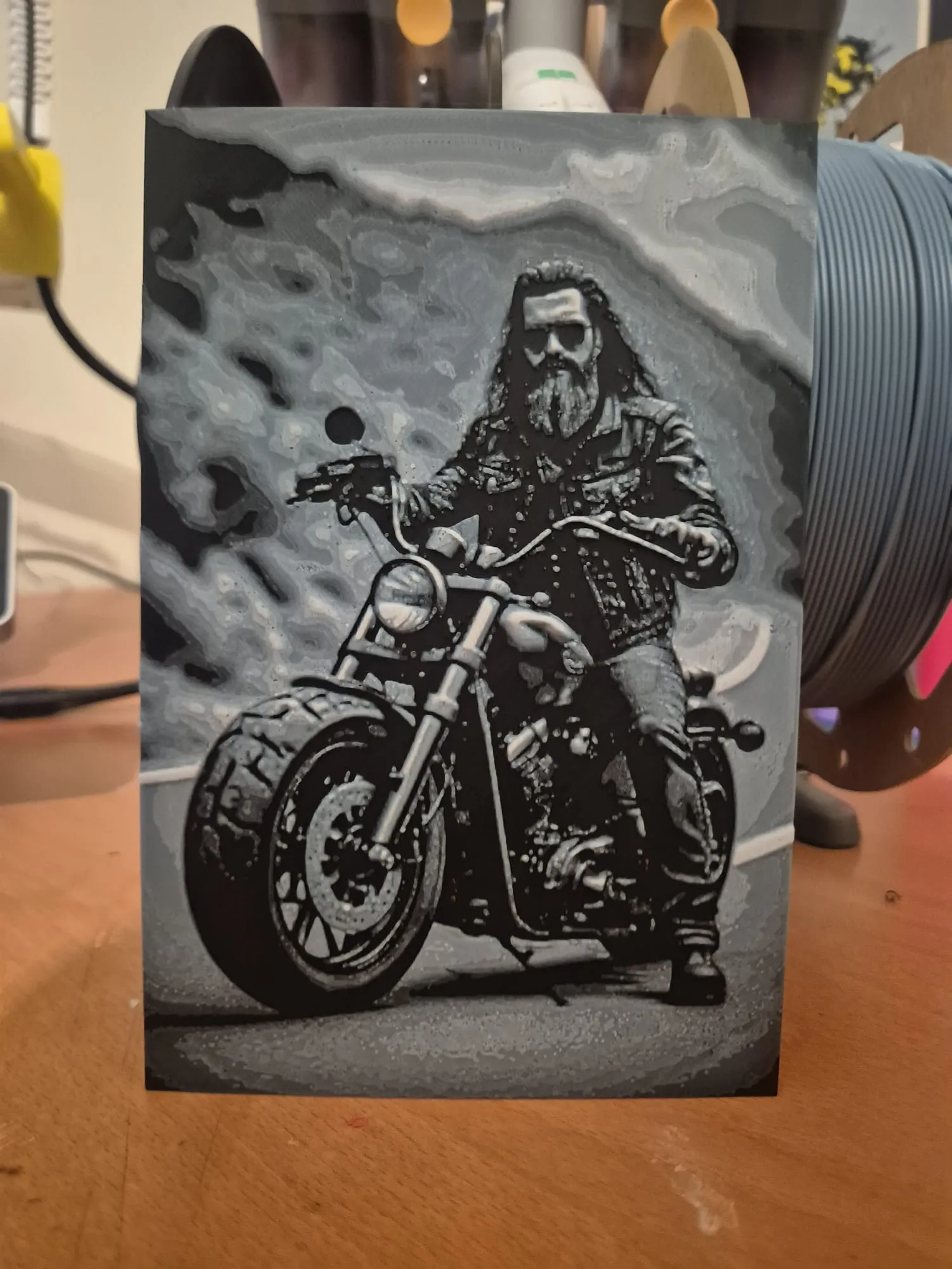 The Biker hueforge