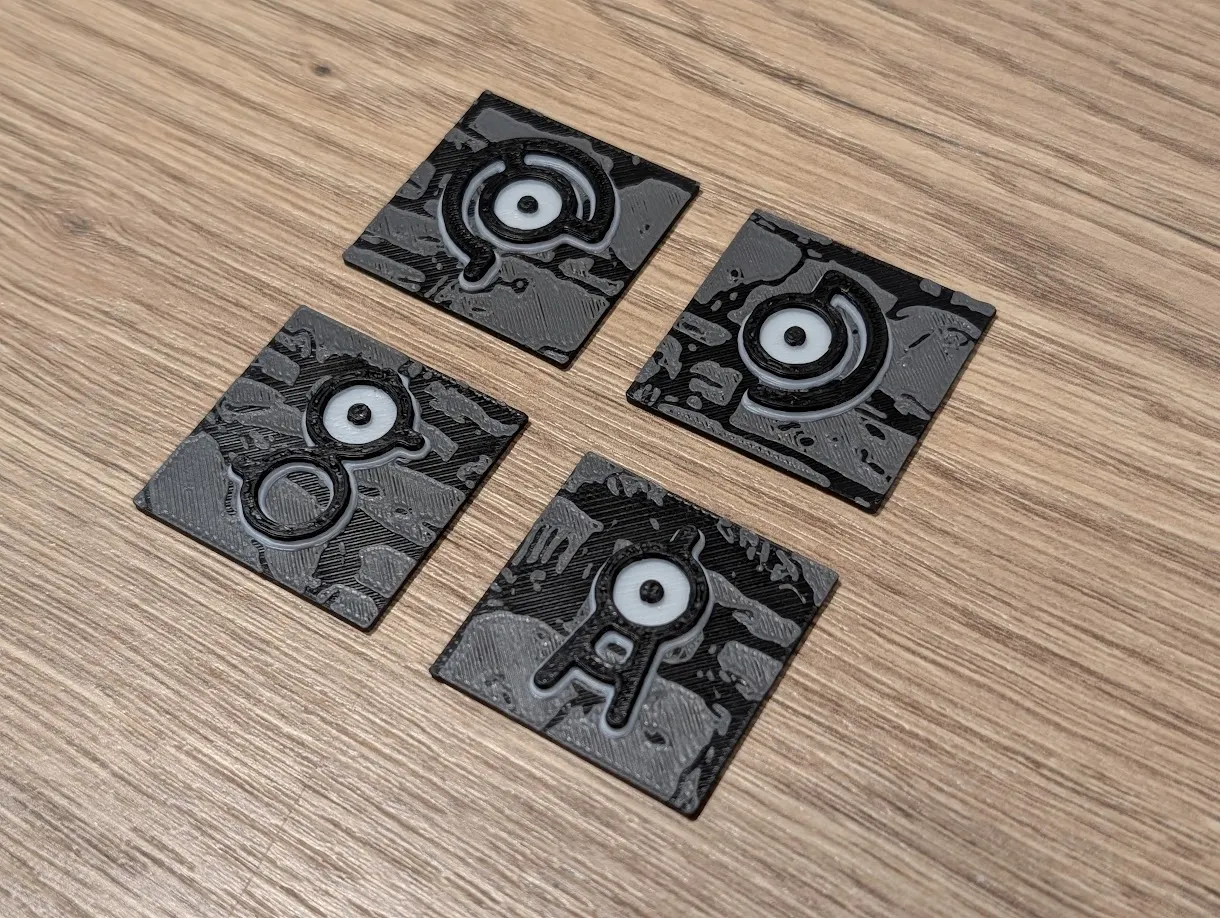 Unown Pokemon Hueforge & Frame