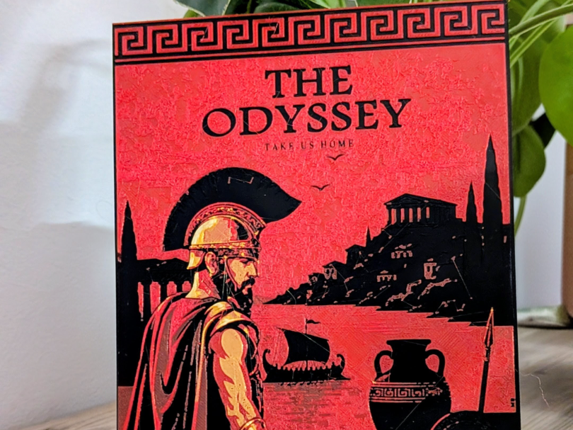 The Odyssey – Ancient Greek HueForge Art Display