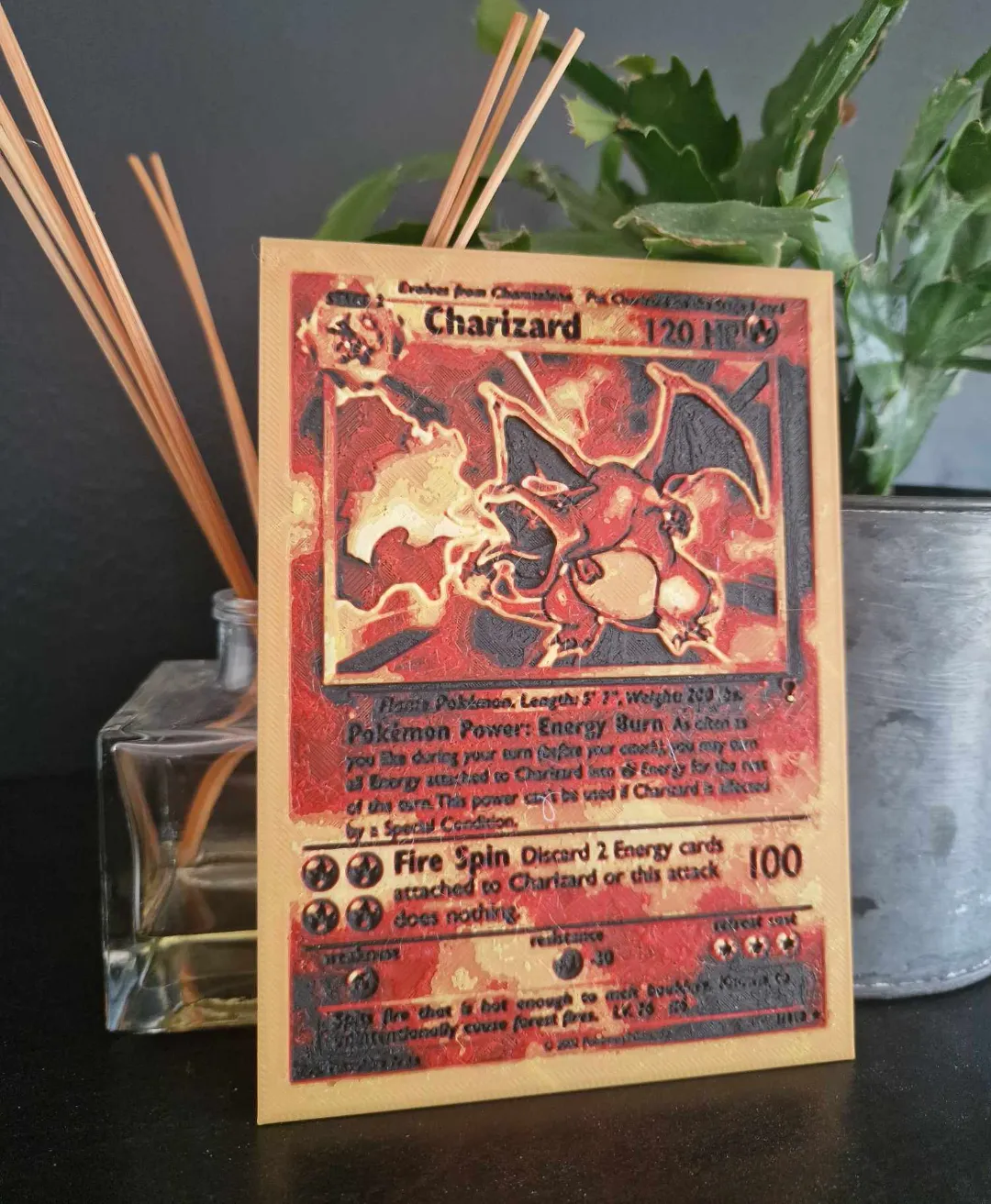 Charizard Pokemon Card - Hueforge