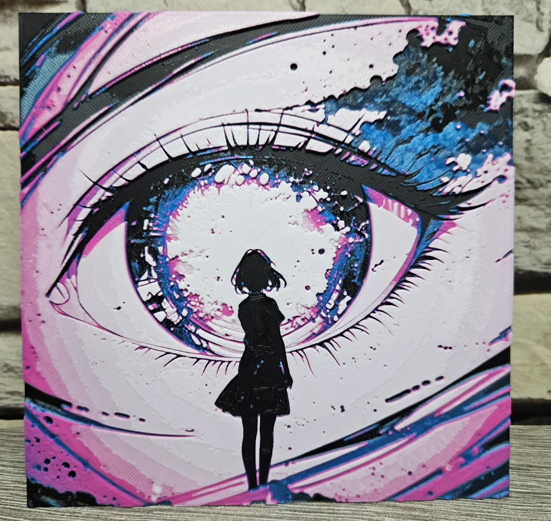 Anime Girl Hue Forge Walk in the Eye