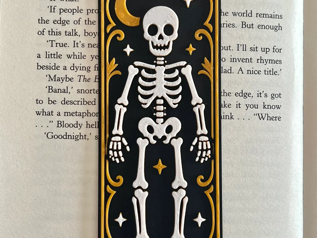 Skeleton Bookmark