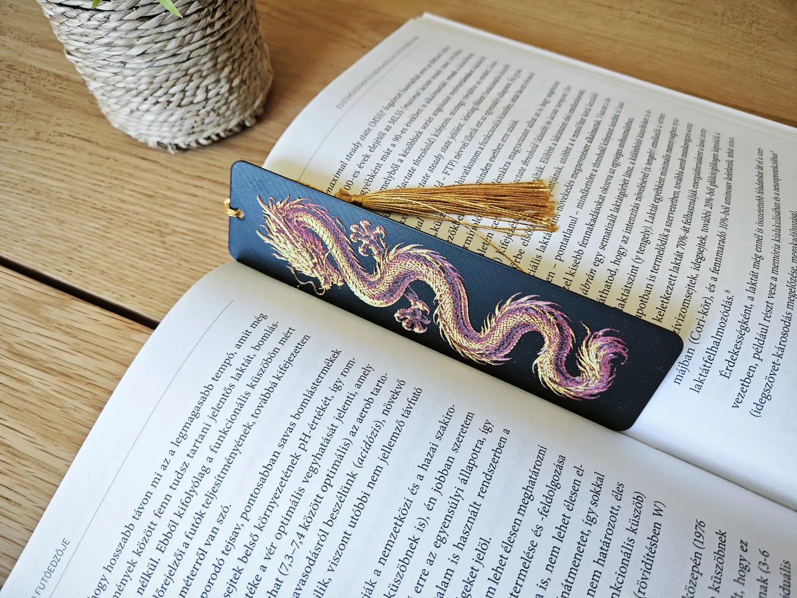 Golden Dragon Bookmark