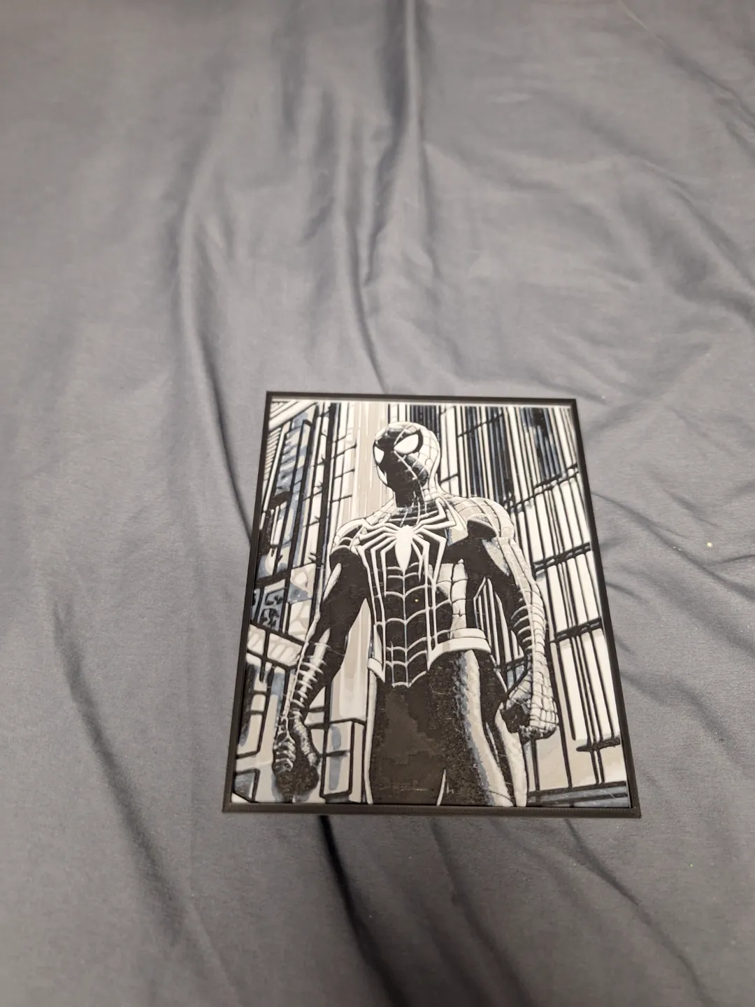 Spiderman b/w hue forge