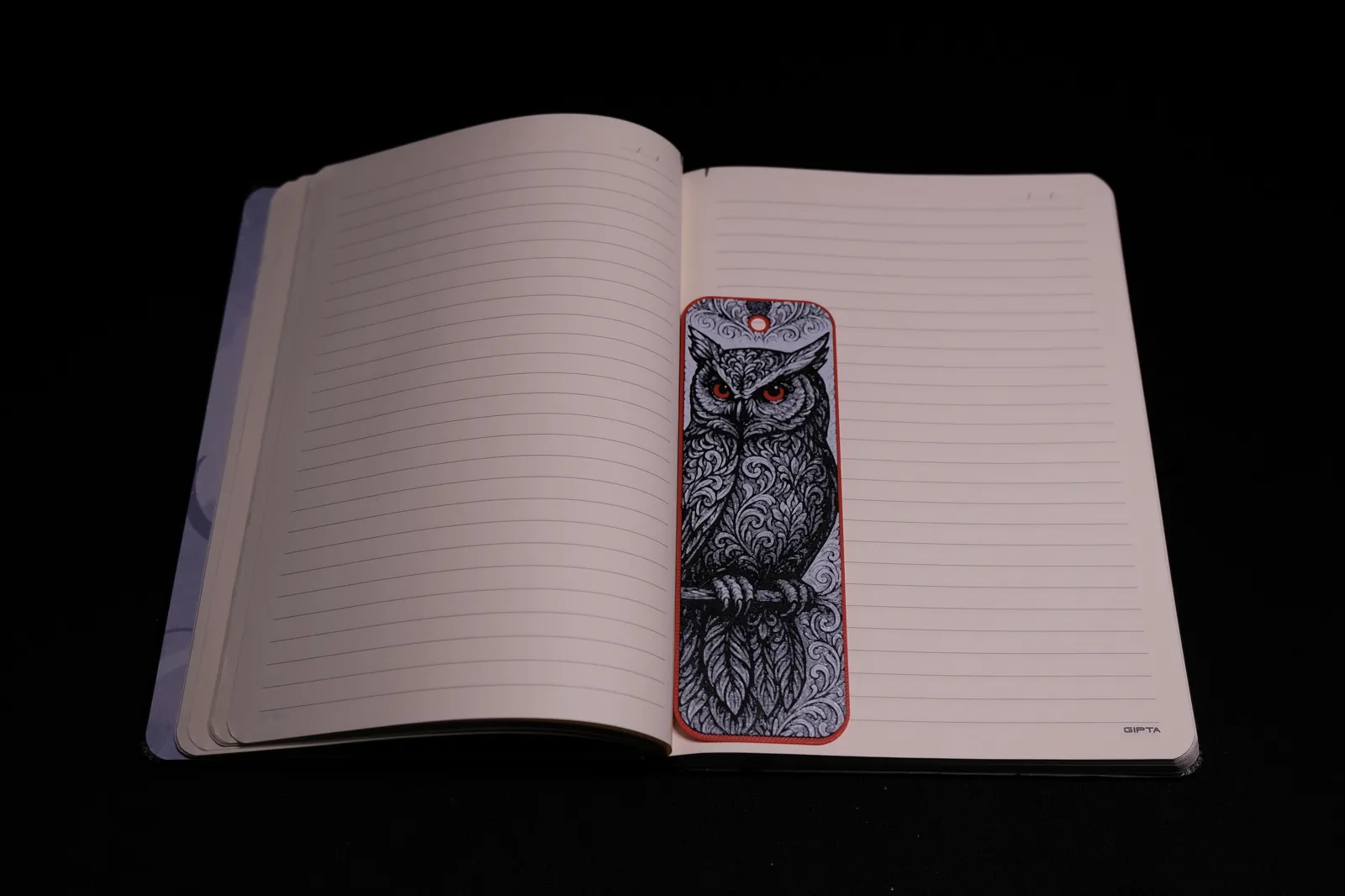 Ornamental Owl - Hueforge Bookmark