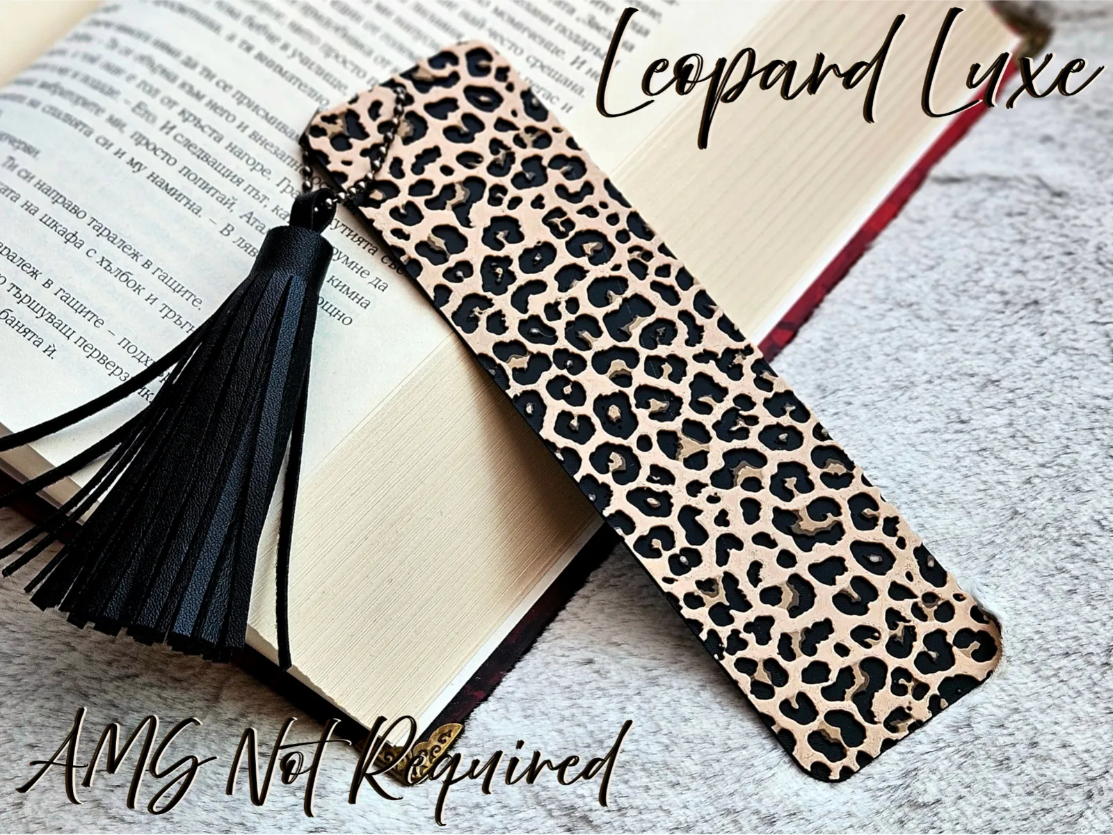 Leopard Luxe - Stylish Bookmark