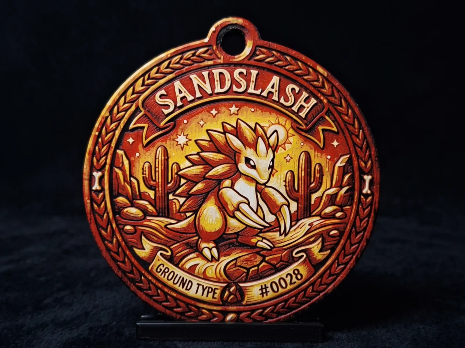 Sandslash #0028 - Pokemon Ornament
