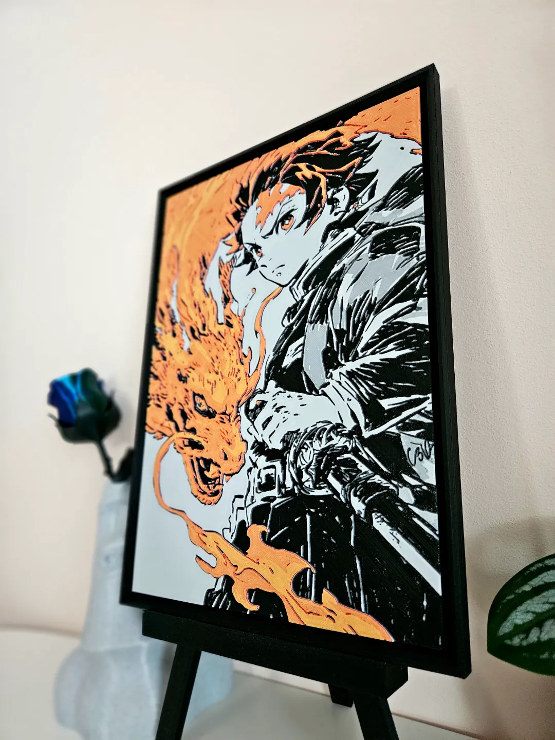 Tanjiro Hinokami Kagura - Filament Painting
