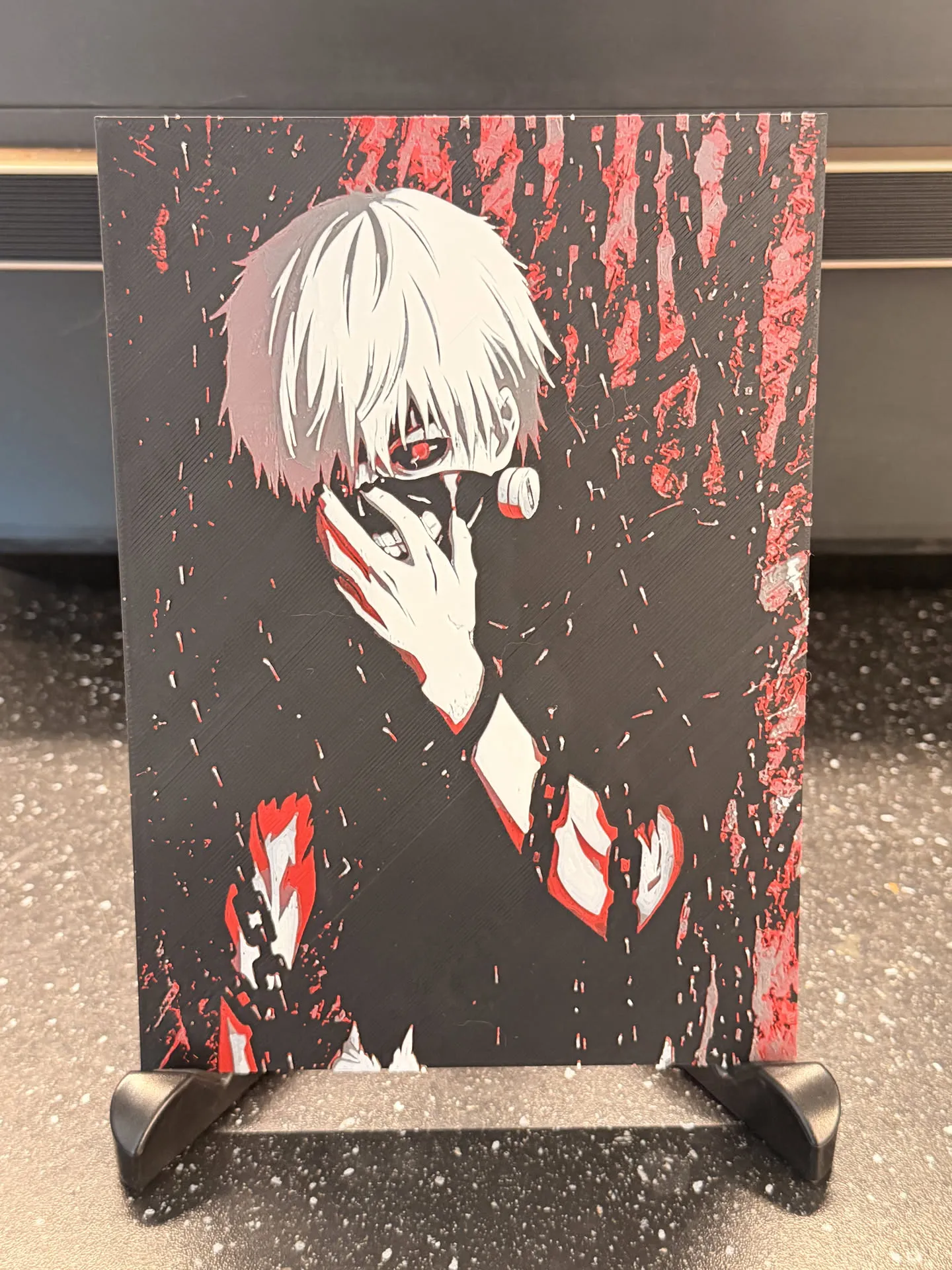 Kaneki's Chains of Torment – HueForge Wall Art