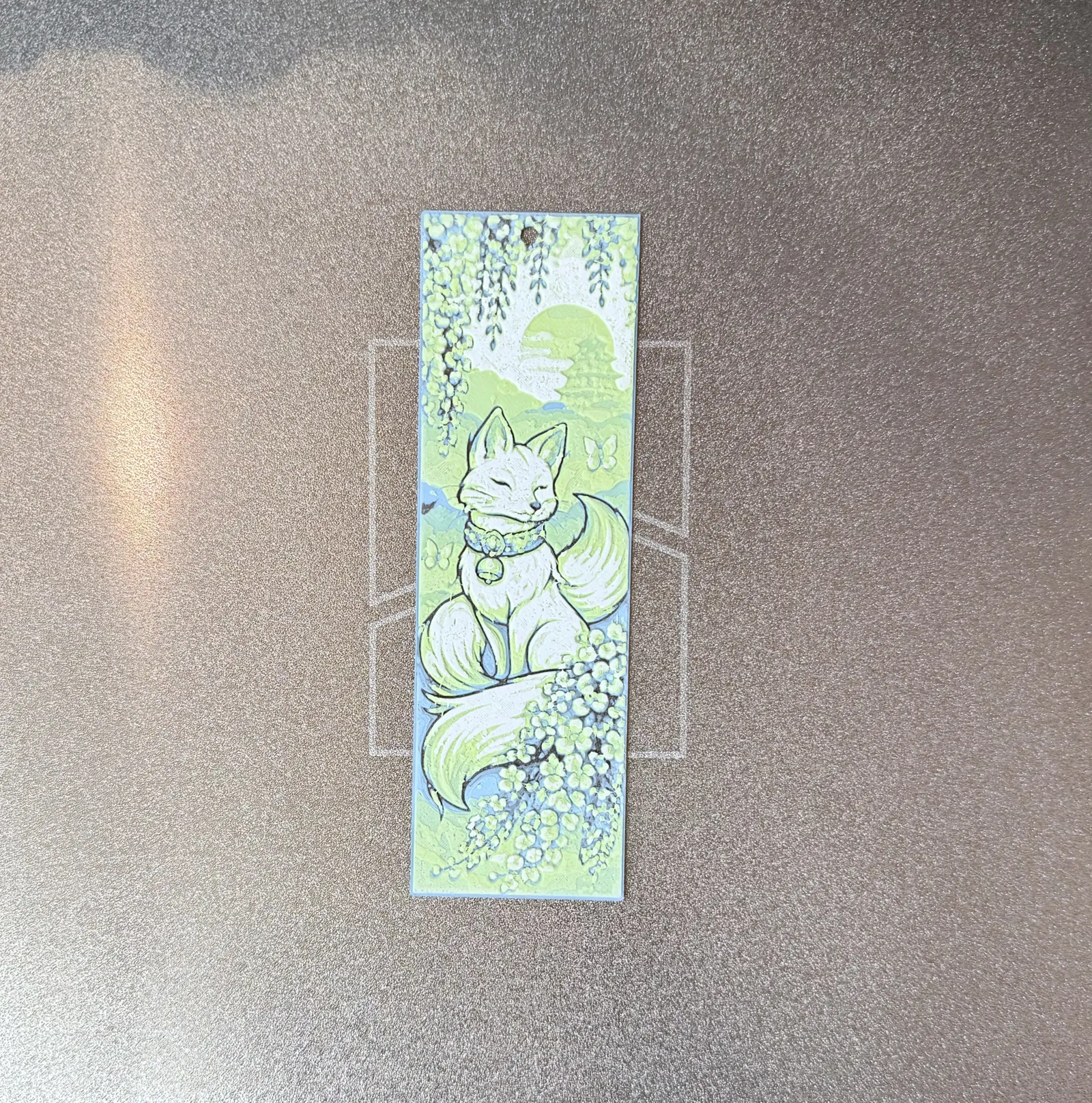 Kitsune Fox Bookmark – Ultra Thin 15x4.75cm