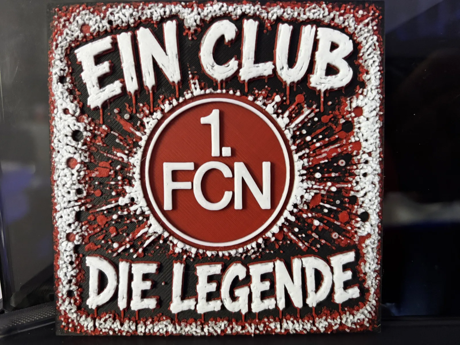 1.FC Nürnberg Club Graffiti FCN Hueforge