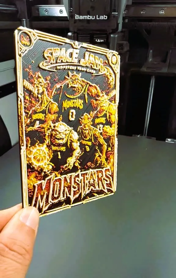 Space Jam Monstars Player Card