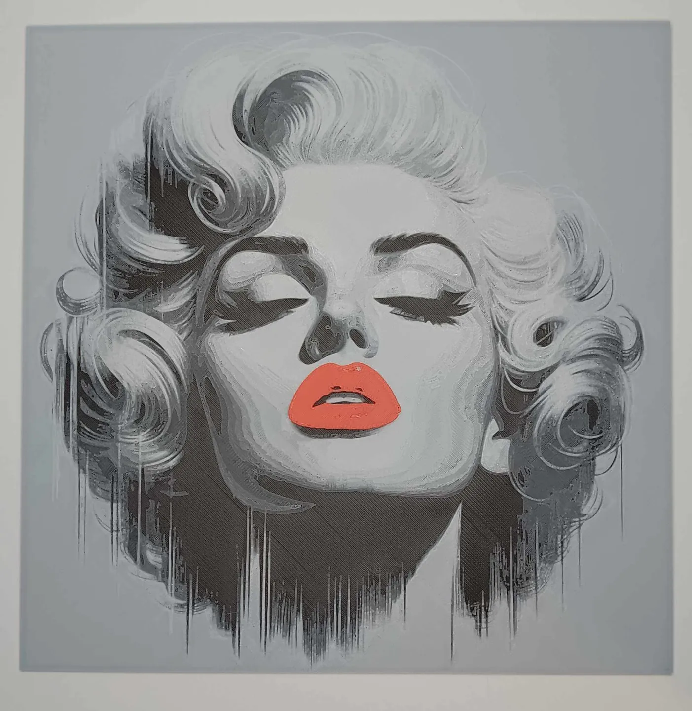 Marilyn Monroe Hueforge