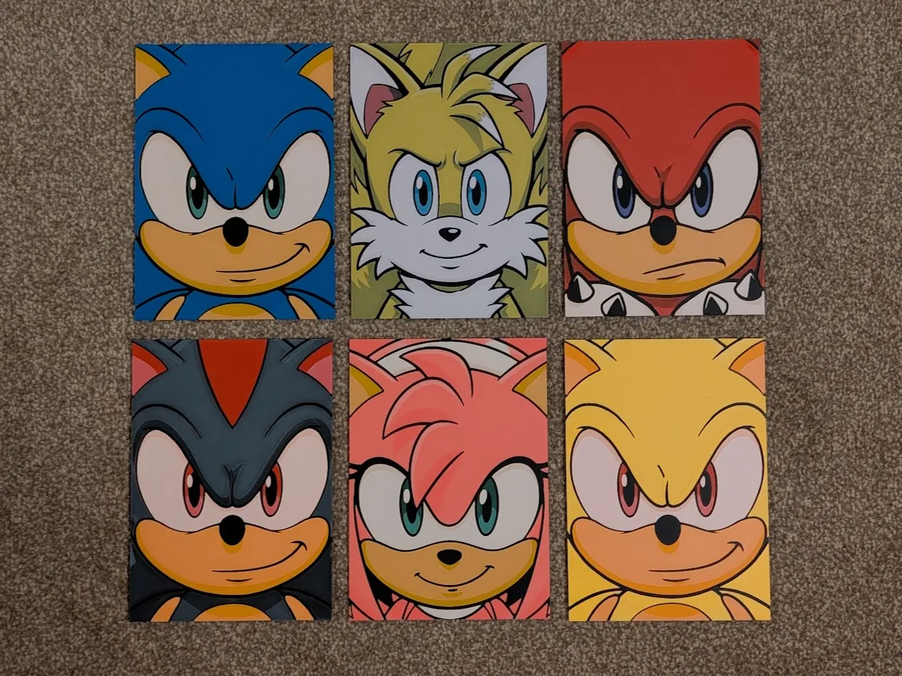 Sonic & The Gang Hueforge & Frame