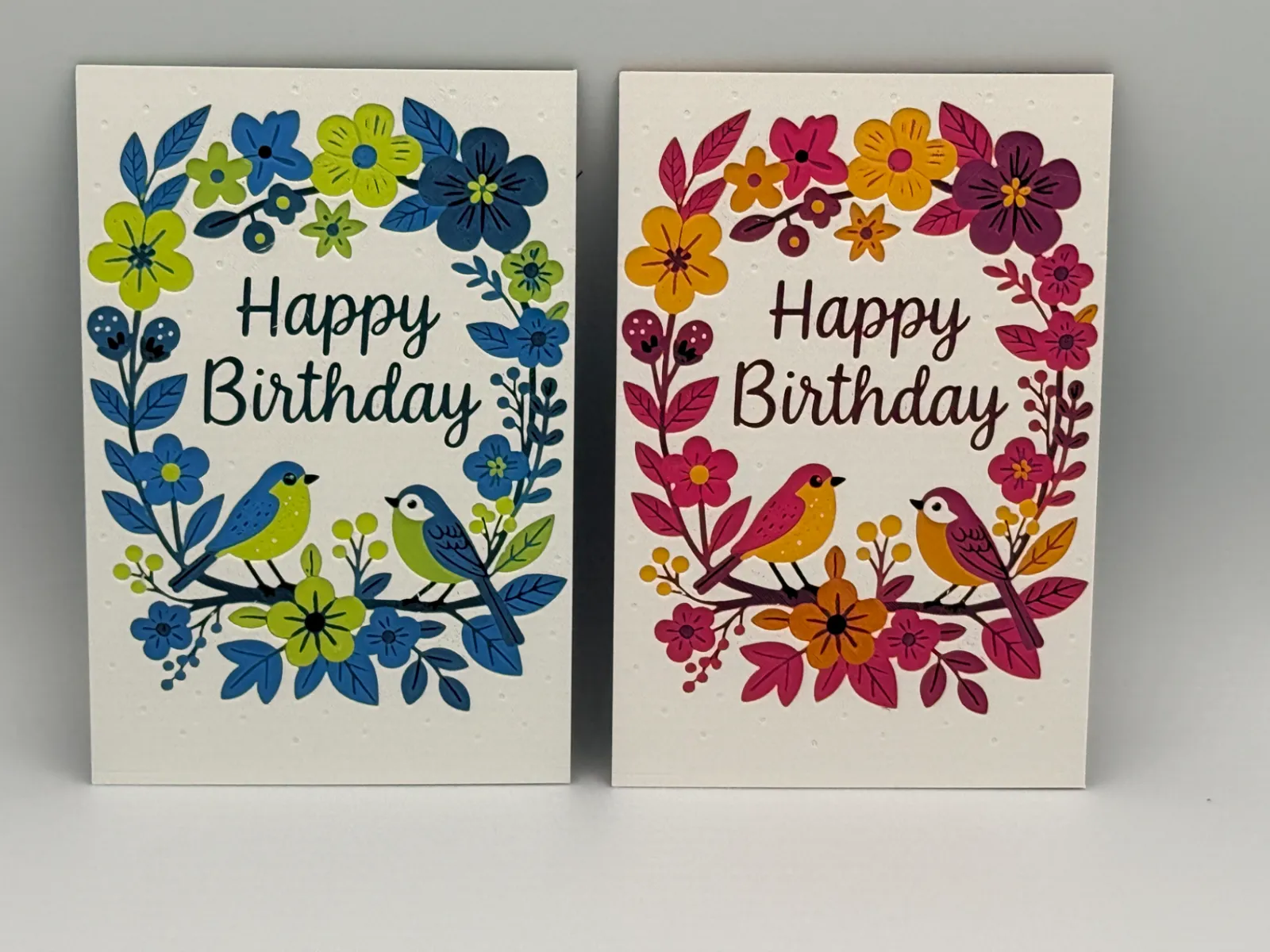 Happy Birthday Greeting Card/Sign Hueforge