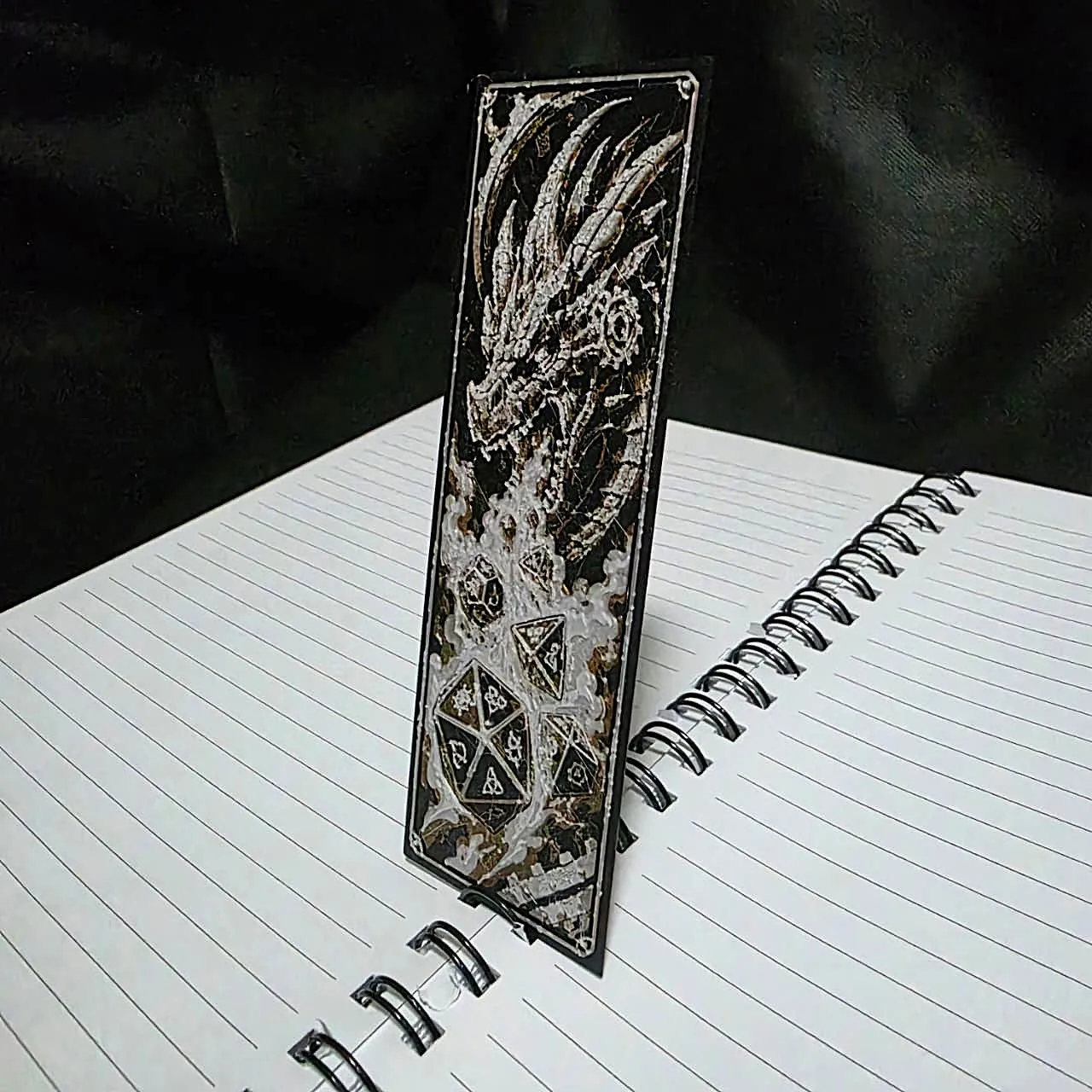 Clockwork Dragon’s Roll – HueForge Bookmark