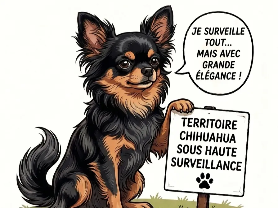 chihuahua humoristique hueforge