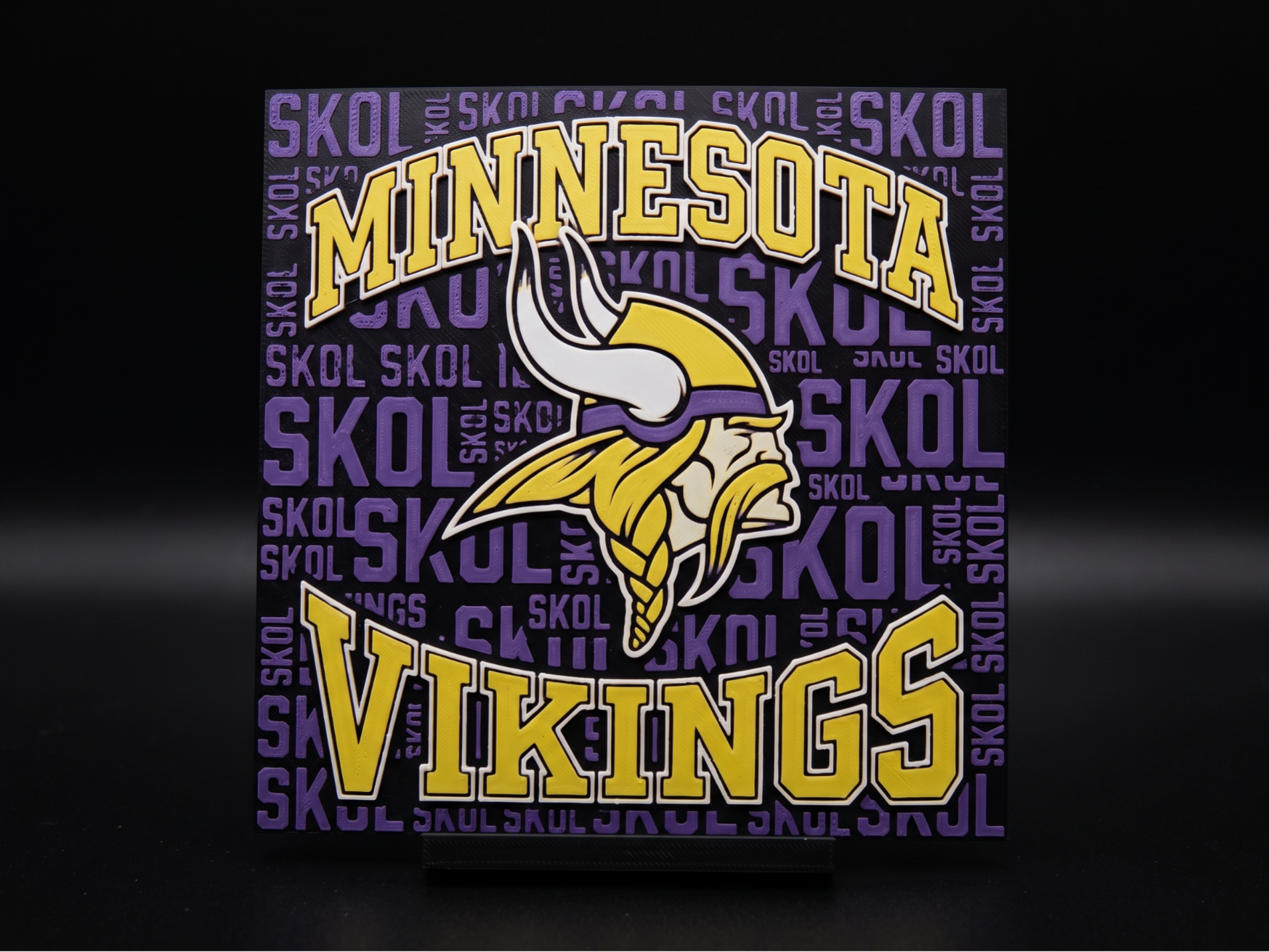 Minnesota Vikings - Hueforge Wall Art