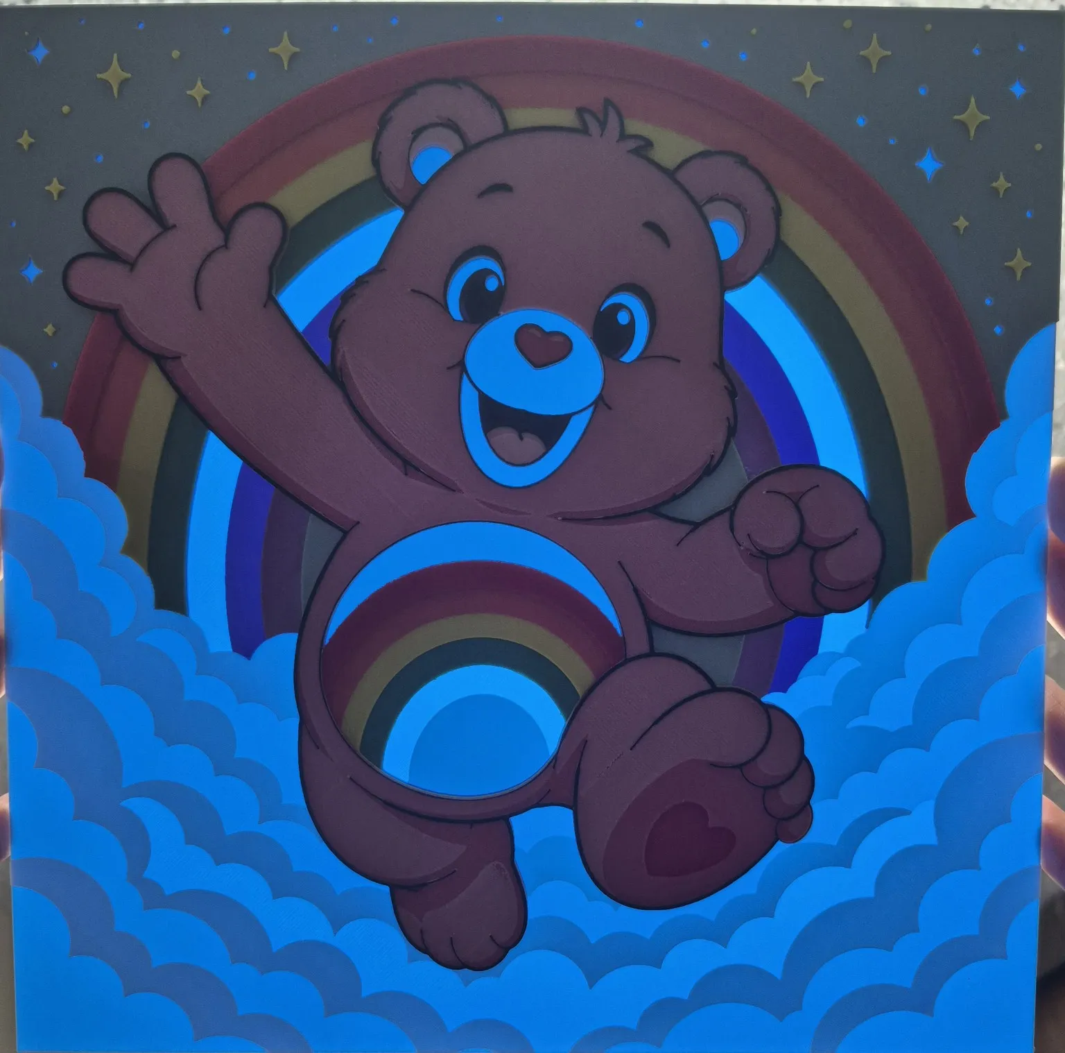 Cheer Bear - Care Bears Hueforge