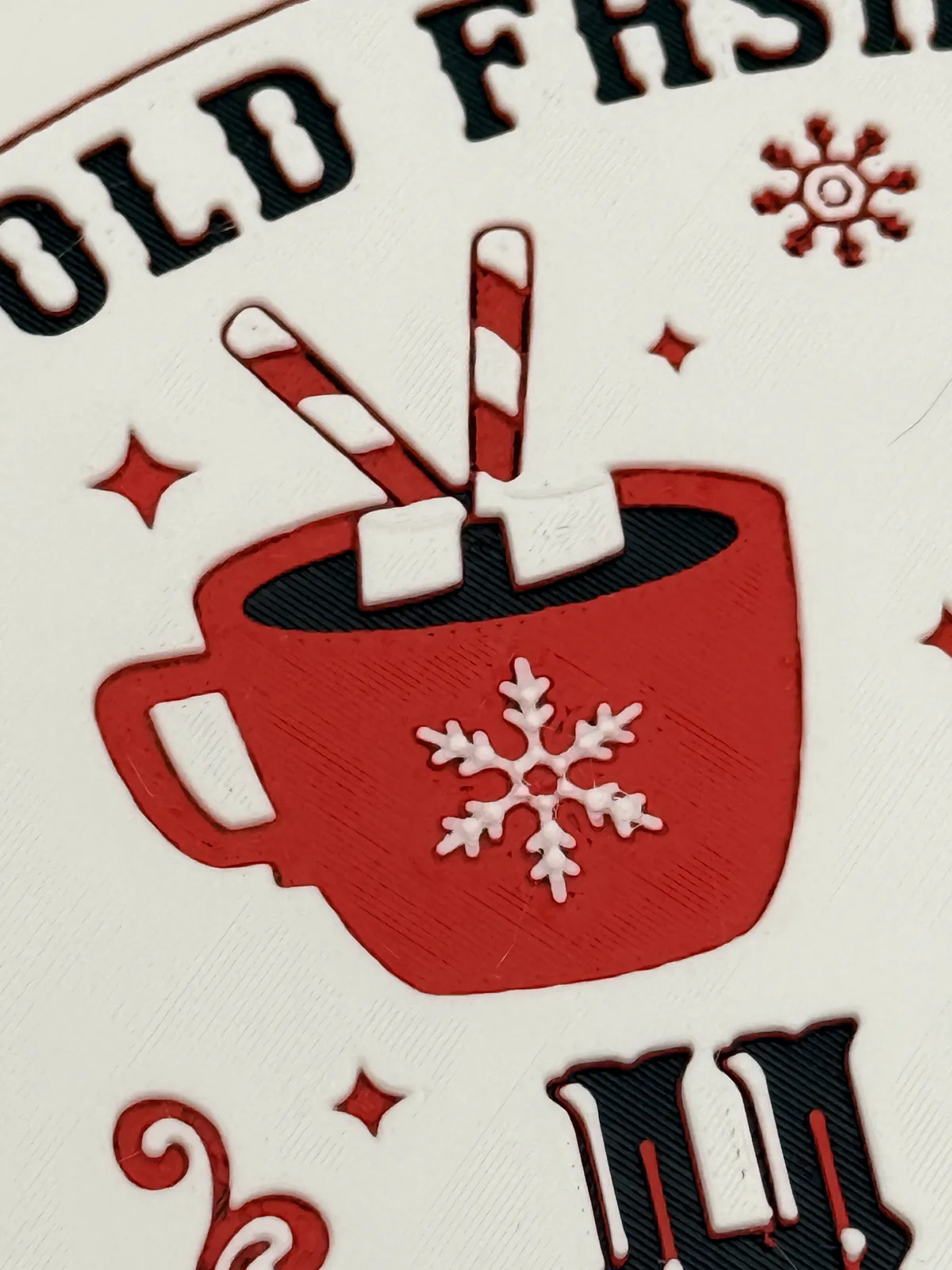 Hot Cocoa Sign Hueforge