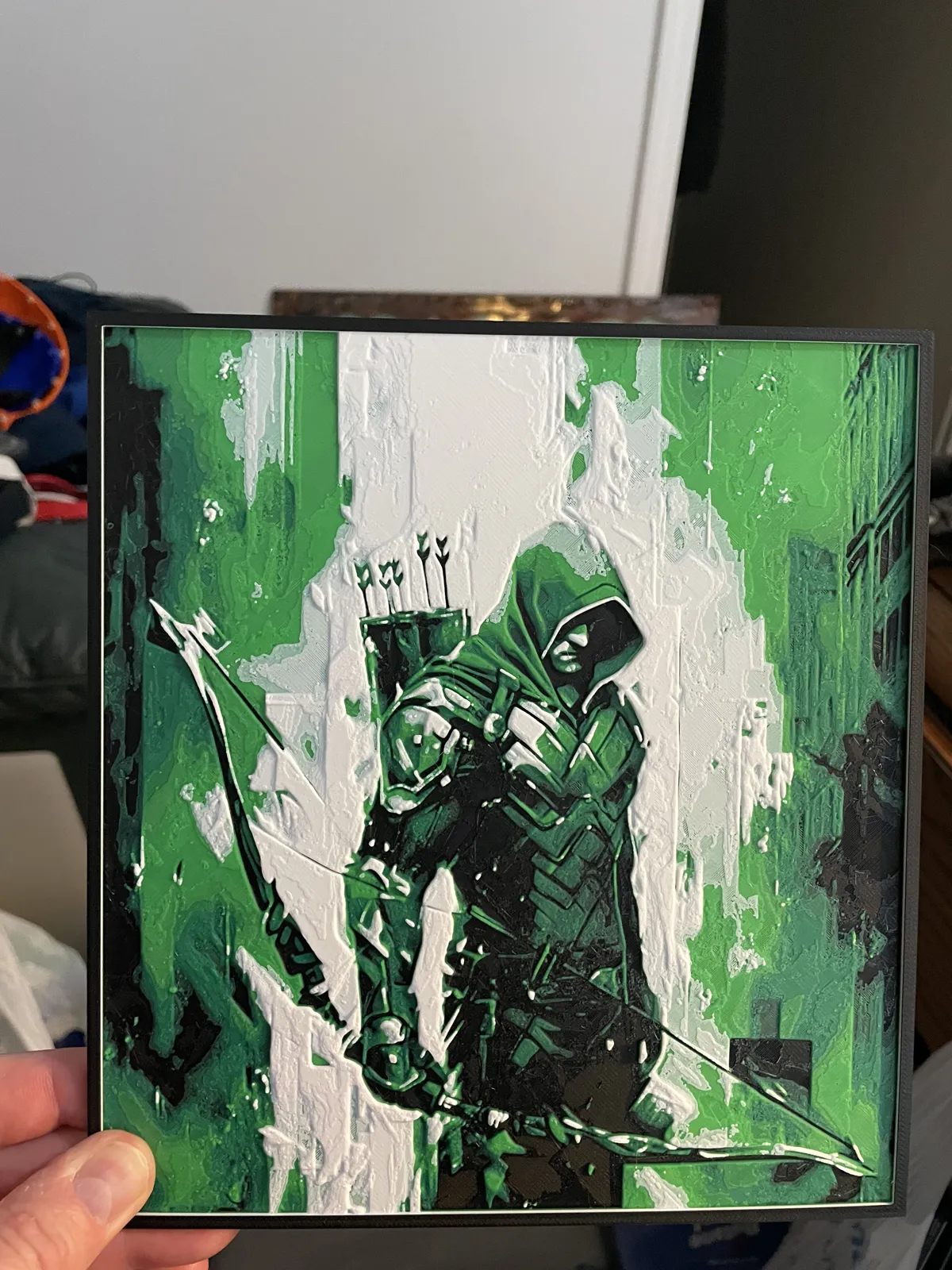 Green Arrow Hueforge
