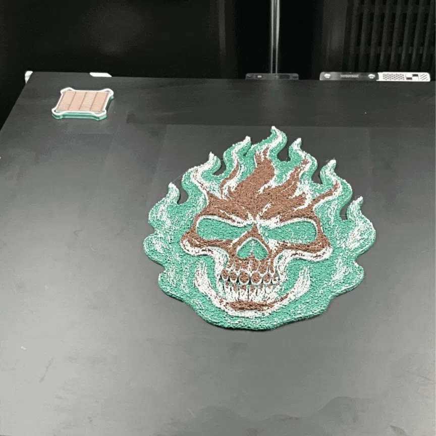 Skull Framed in Color | Hue Forge Print