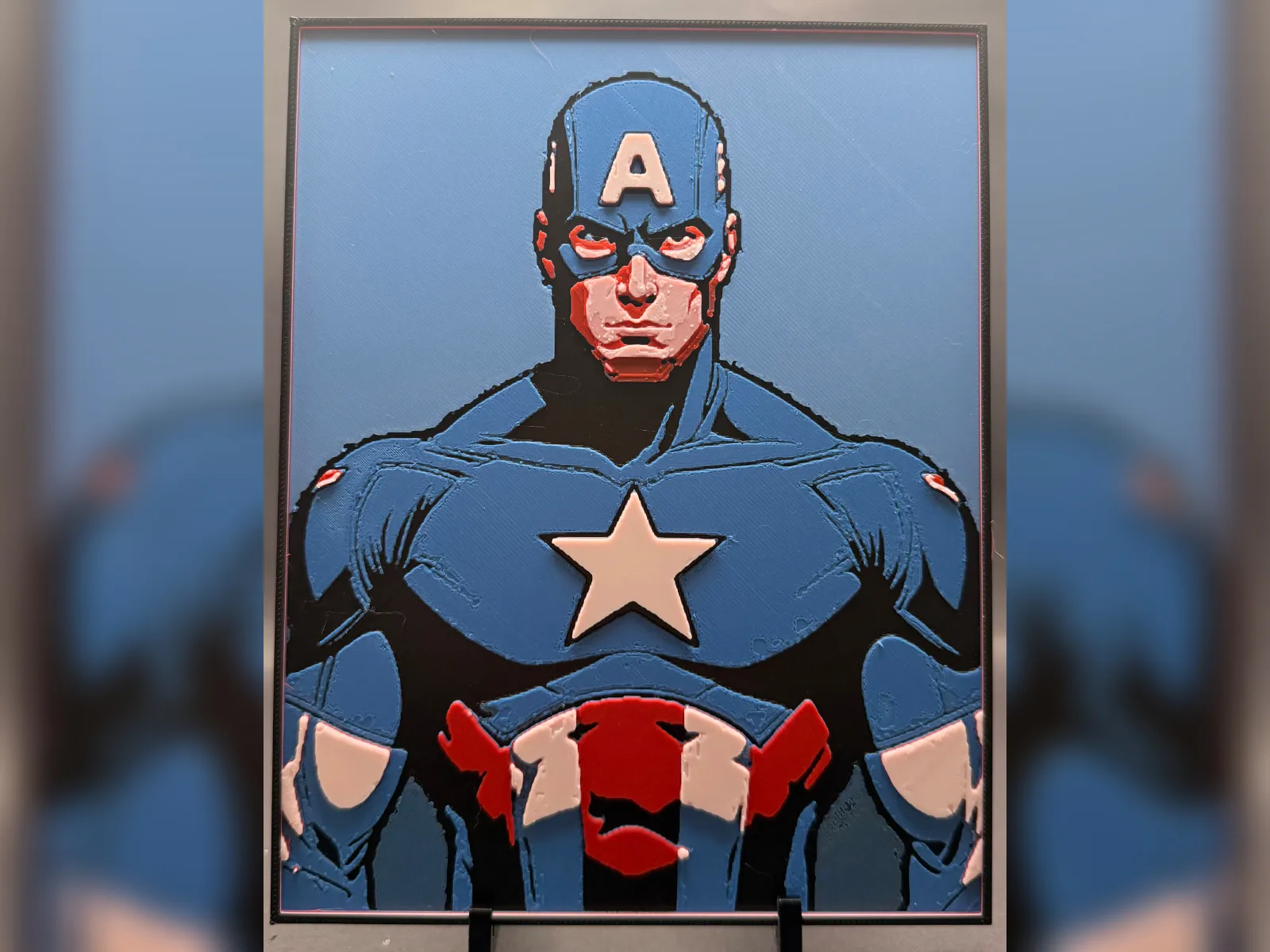 Captain America Comic Portrait