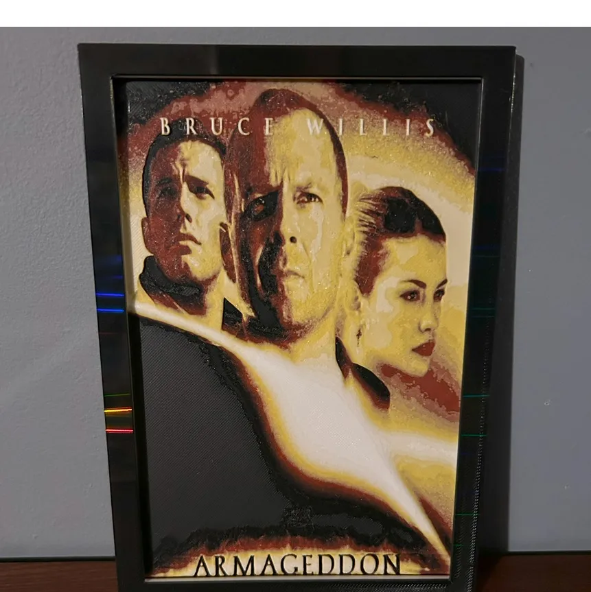 Hueforge Movie Poster -Armageddon-