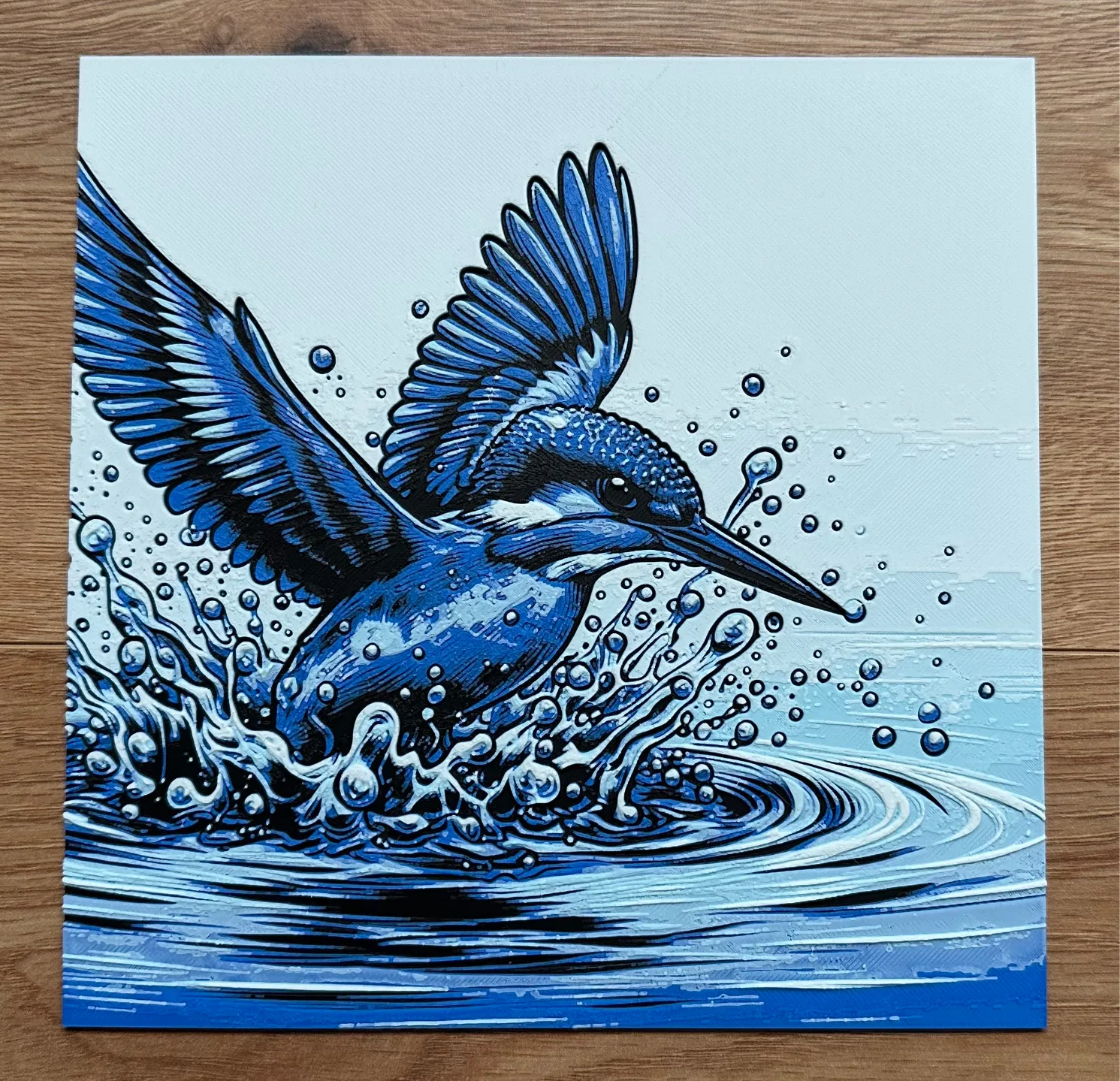 Kingfisher HueForge 200x200
