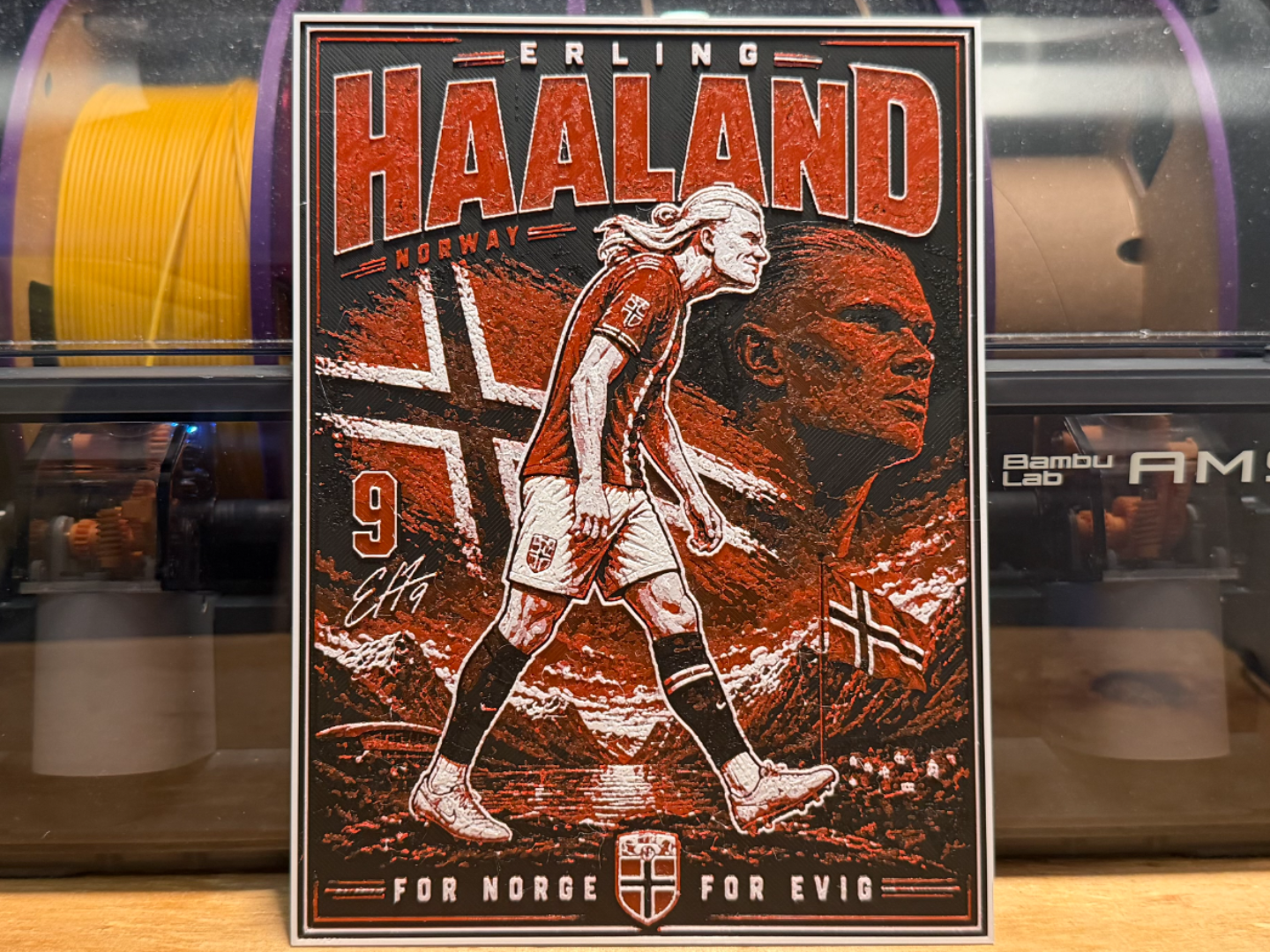 Erling Haaland Walk - FIFA World Cup HueForge