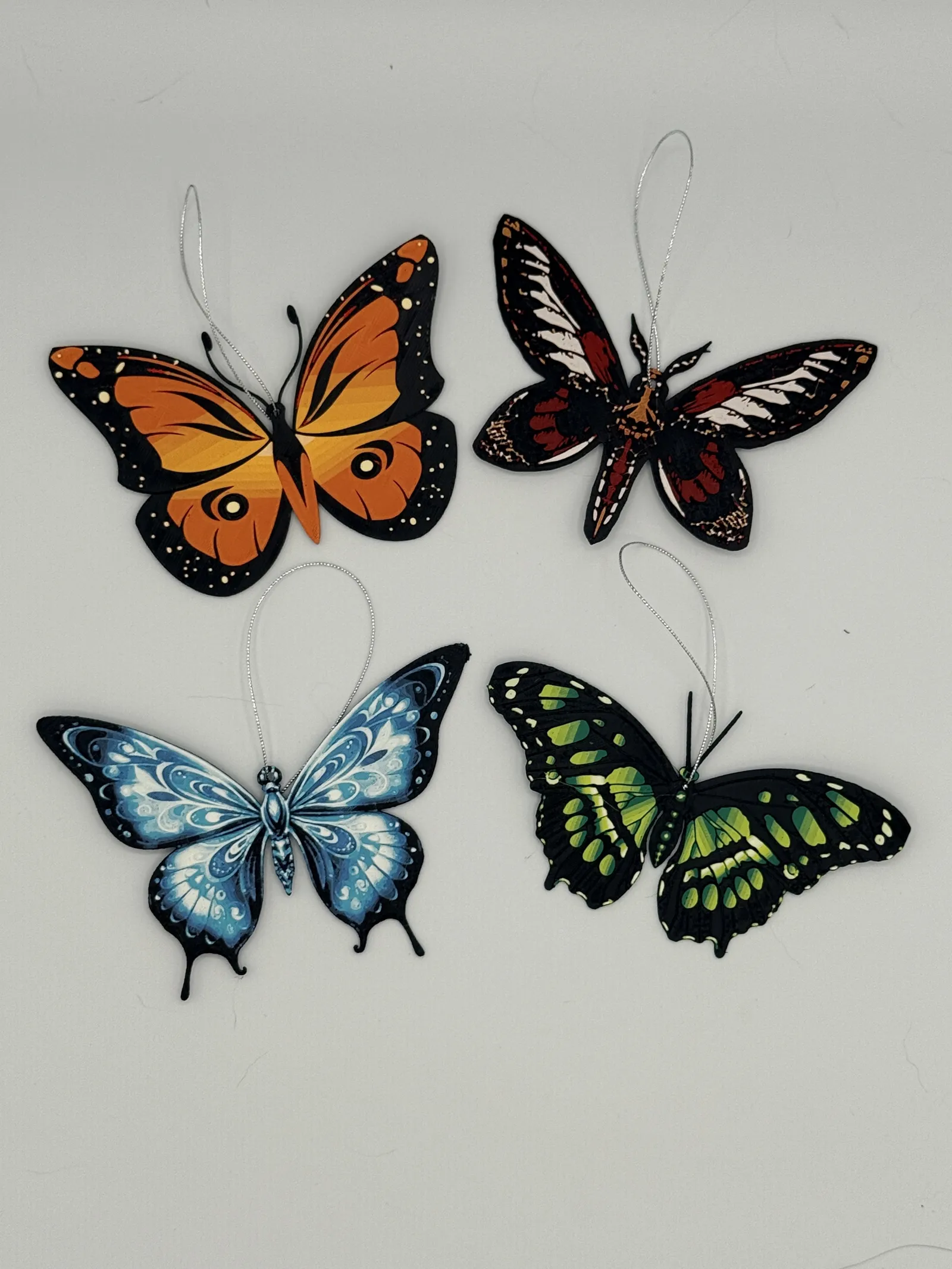 Moth Wall Art and Ornament (Hueforge)
