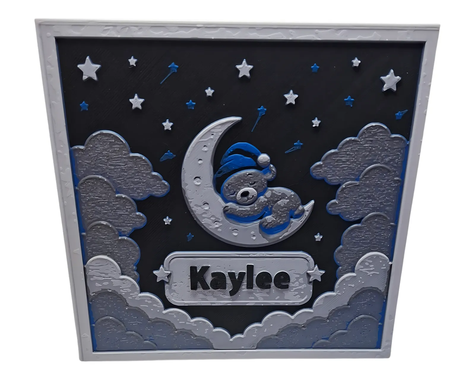 Personalised Kids Hue Forge Bear Moon