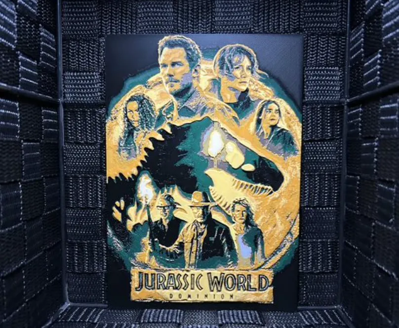Hueforge Movie Poster -Jurassic World Dominion-