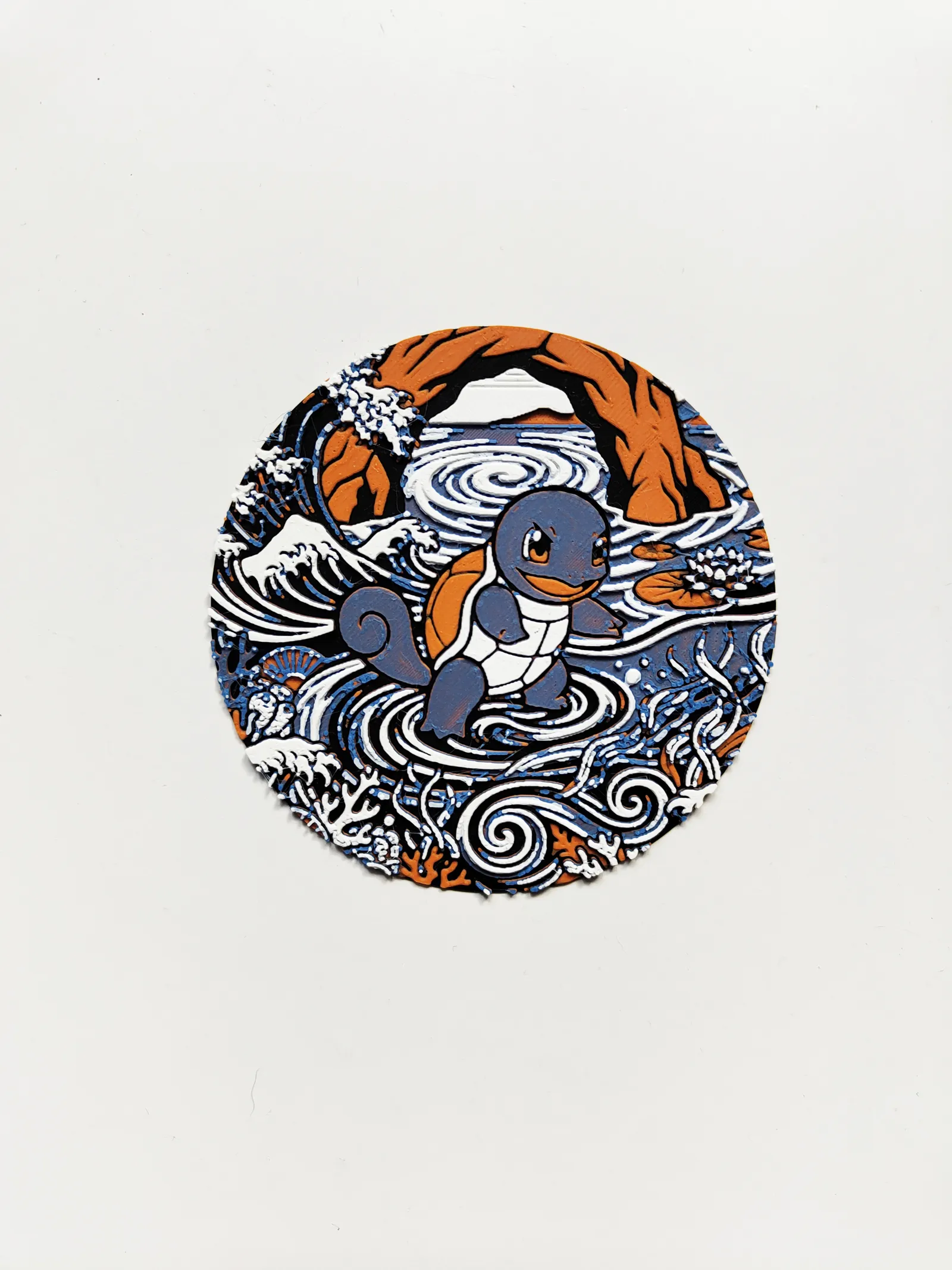 Squirtle Great Wave Japanese Artwork