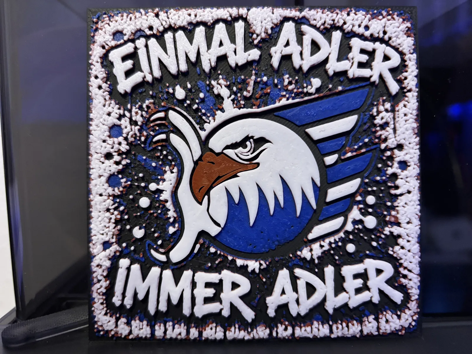 Adler Mannheim MERC DEL Eishockey Hueforge