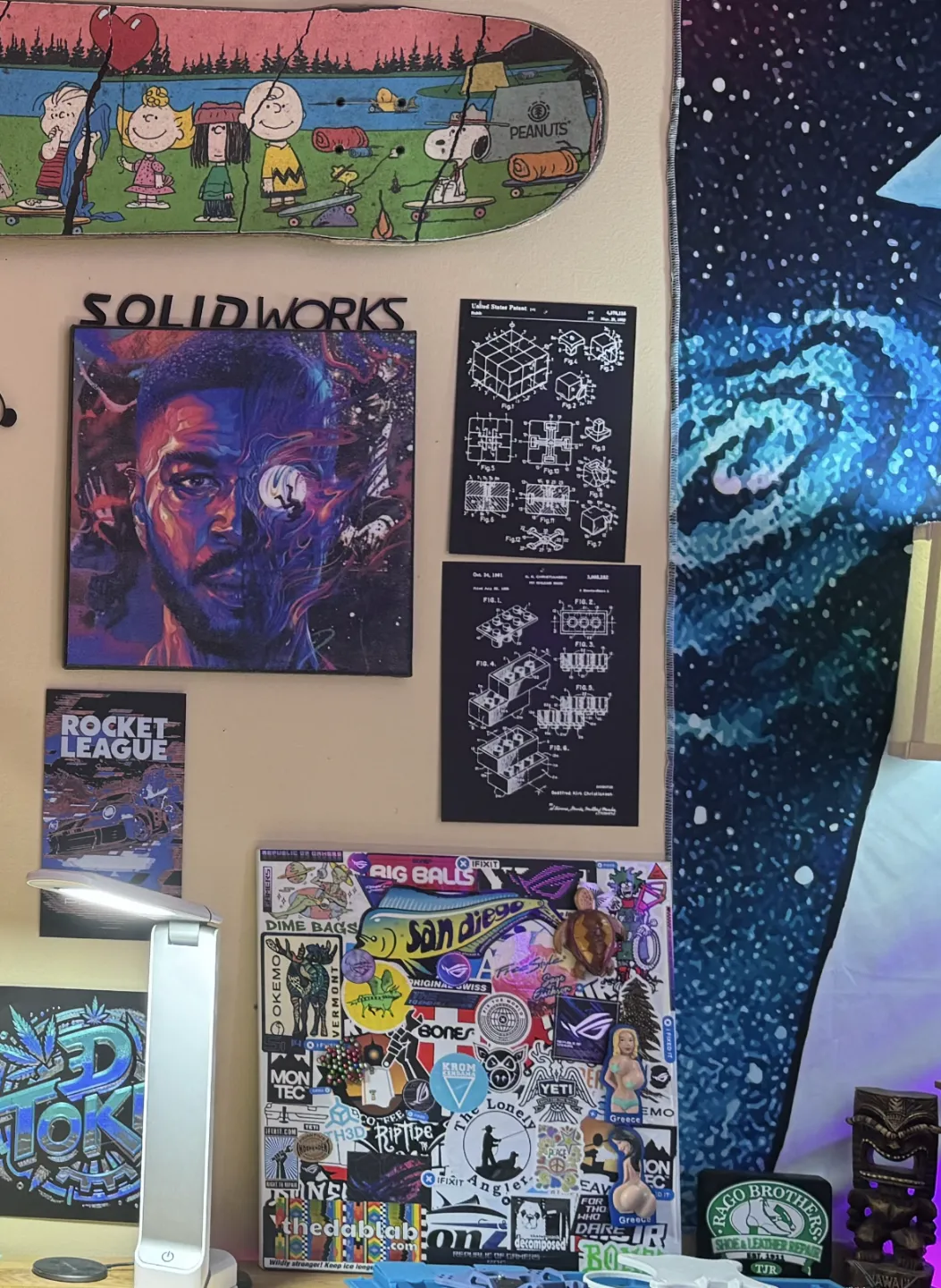L ego Patent Wall Art (HueForge)