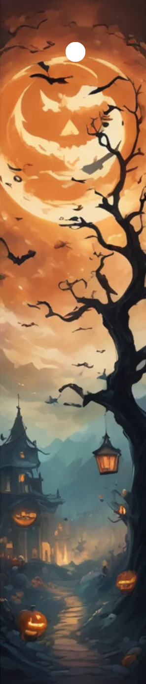 halloween bookmarks hueforge