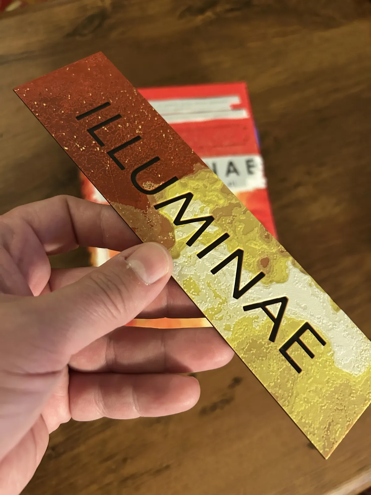 Bookmark for the book "ILLUMINAE"