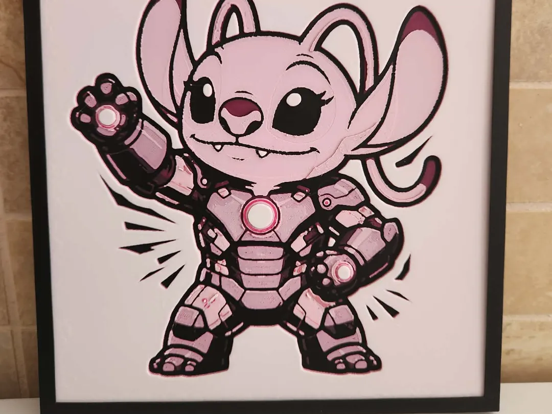 Angel as Iron Man - Pink Version