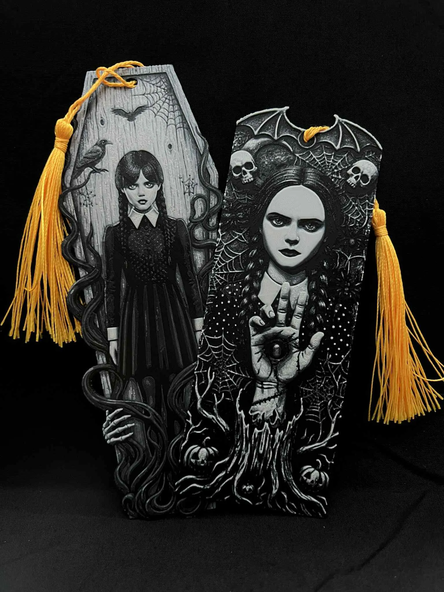 Wednesday Halloween Bookmark Set