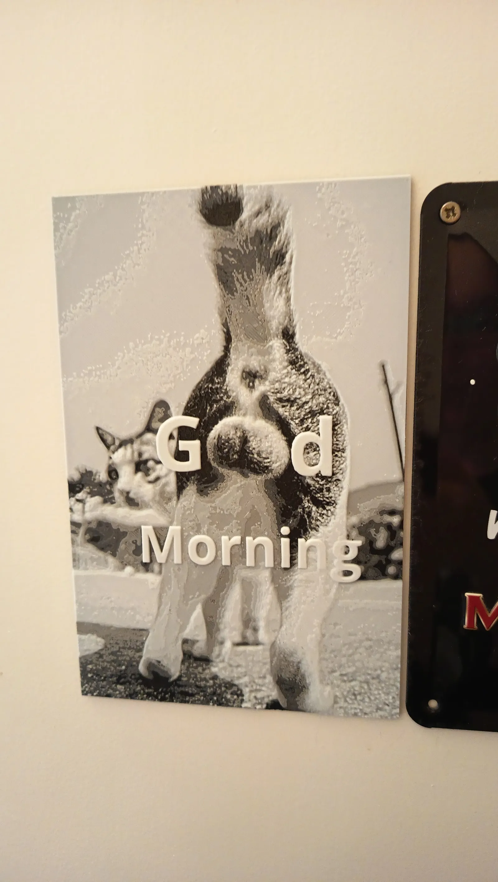 Good Morning Fun Cat Hueforge