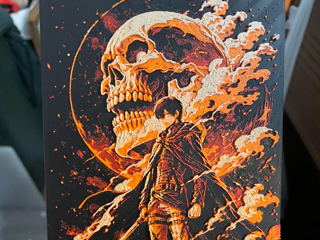 Swordman_Skull_V2 Hueforge