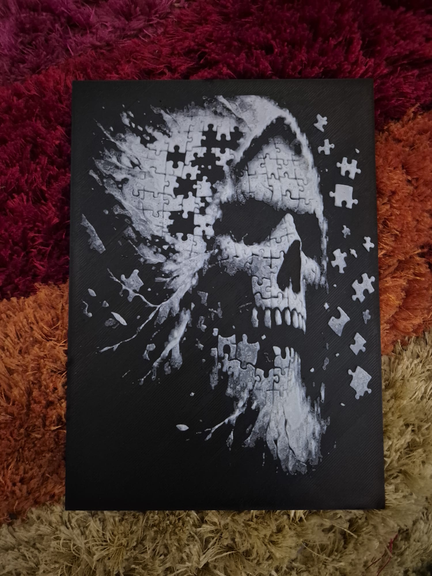 jigsaw skull hueforge