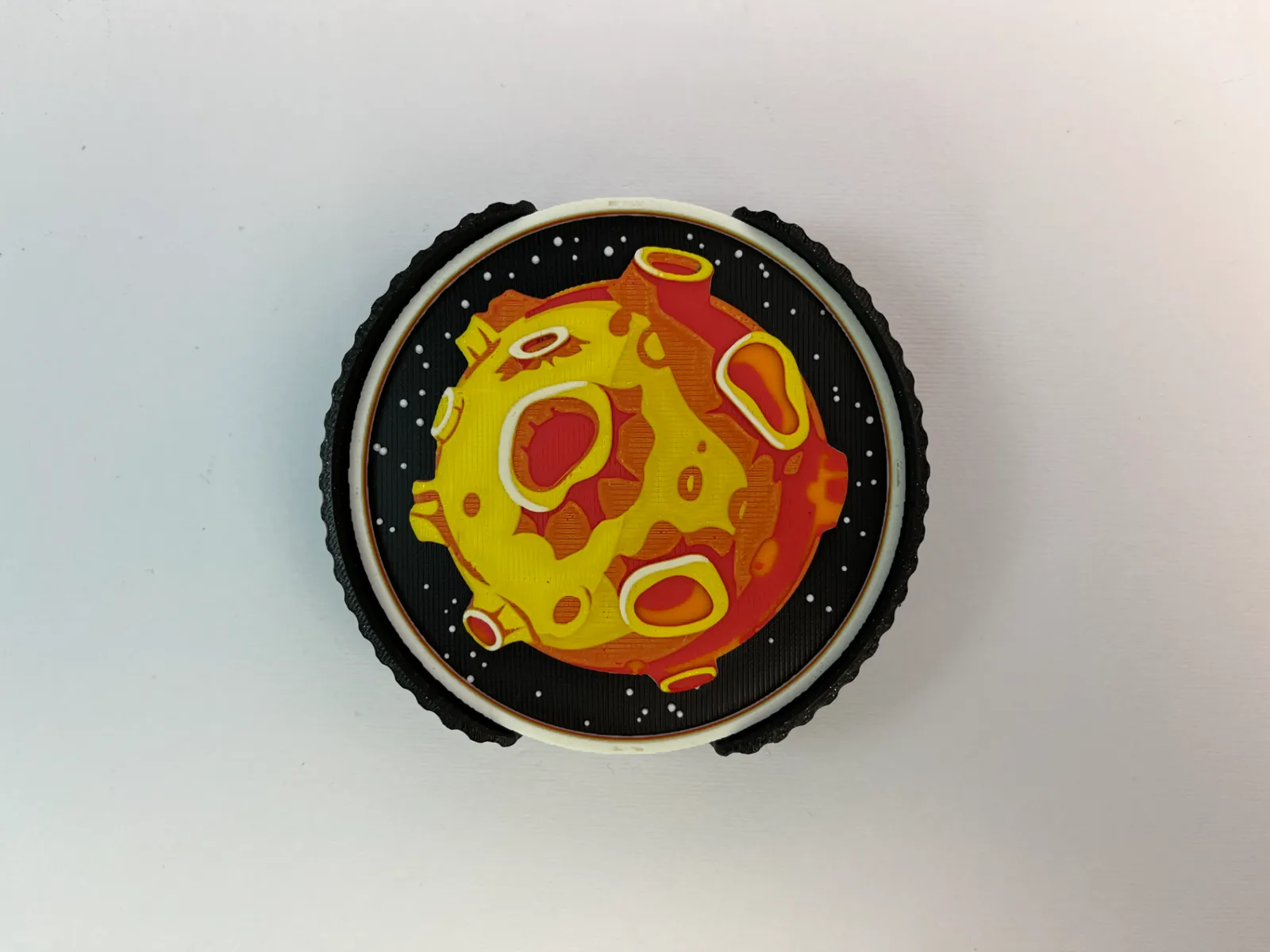 Planets Space Coasters, set of 6 + Coaster Holder